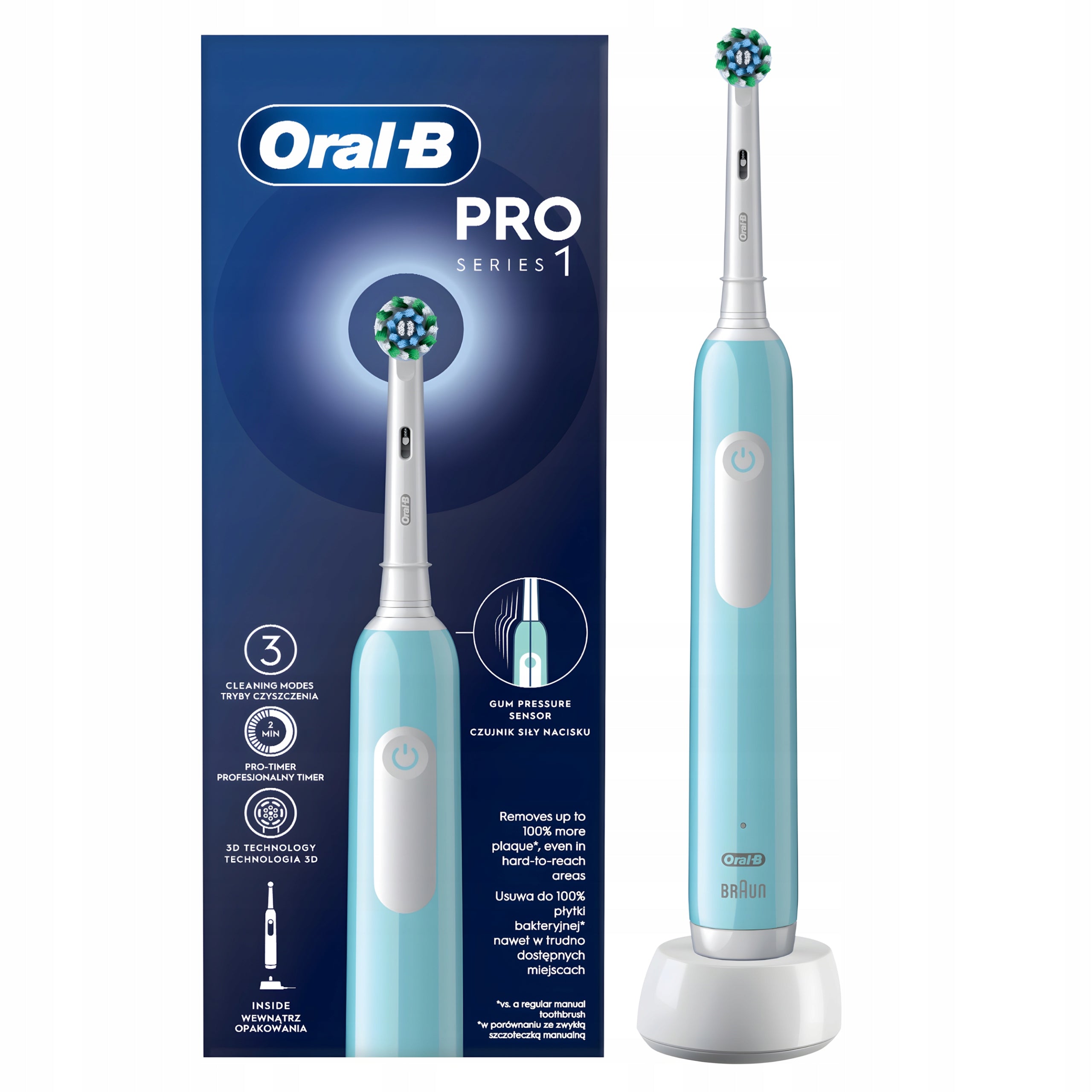 Electric Toothbrush Oral-B Pro Series 1 Blue