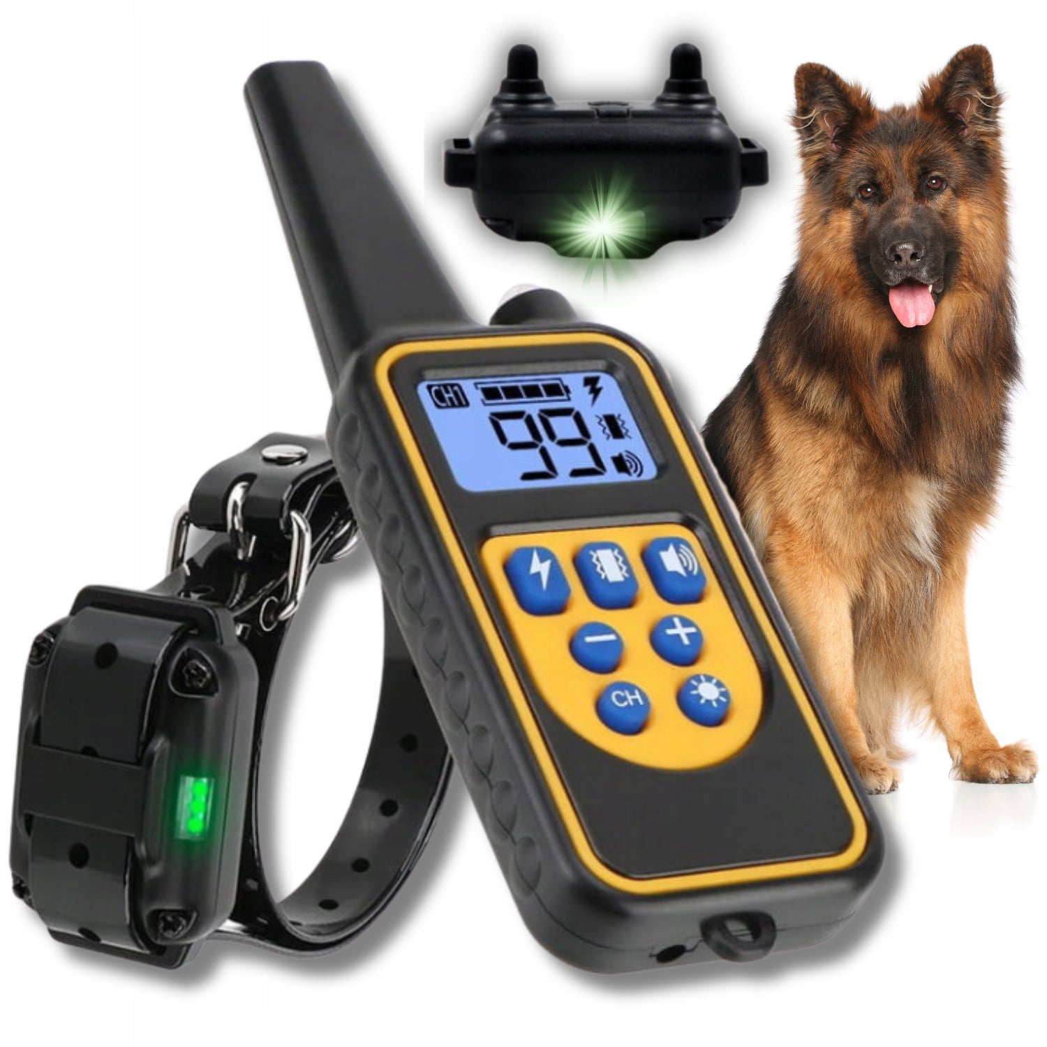 Electric Training Collar for Dog Training Trainer 800m + Pilot Packaging status original