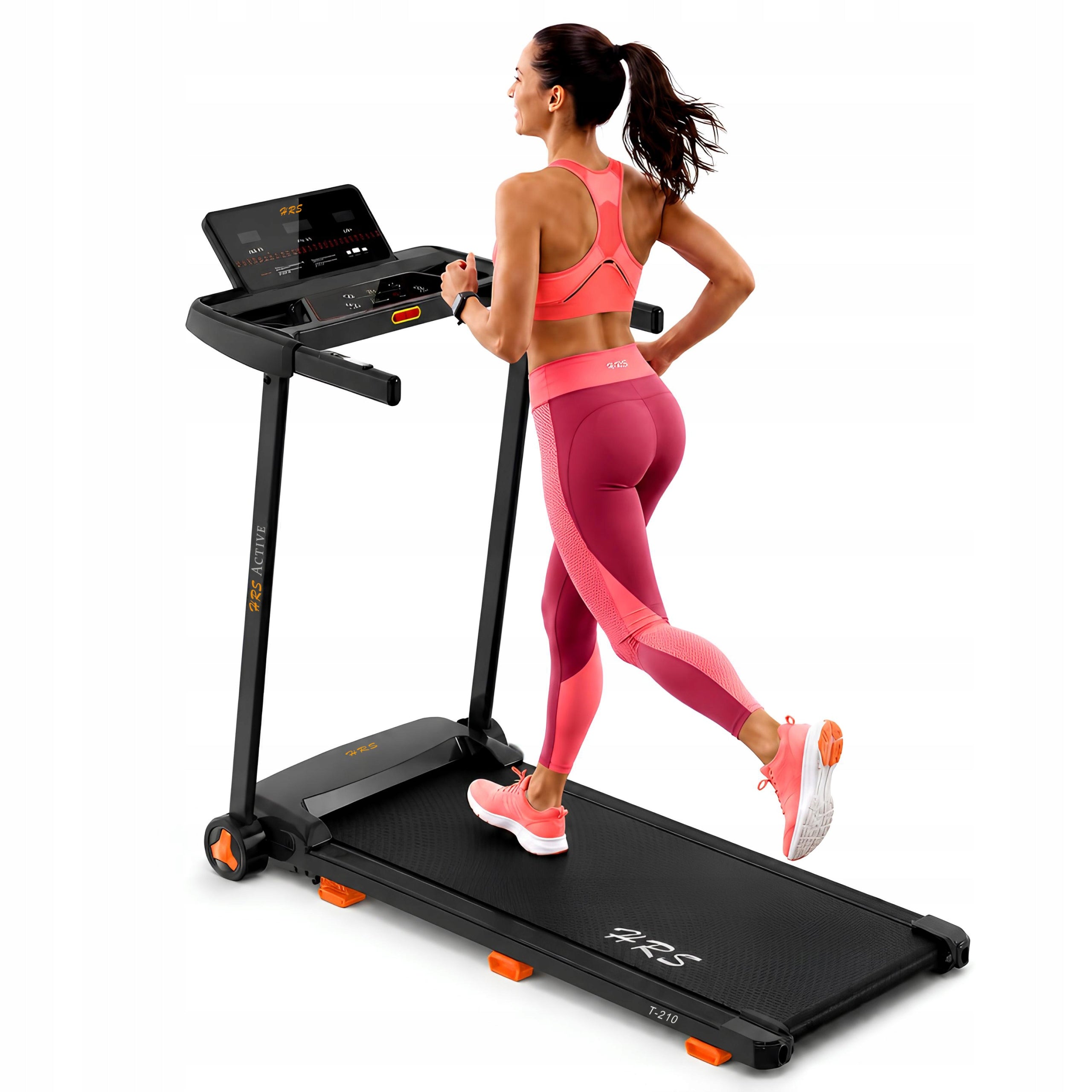 Electric Treadmill HRS T-210 Home 14 km/h Slope Adjustment Application
