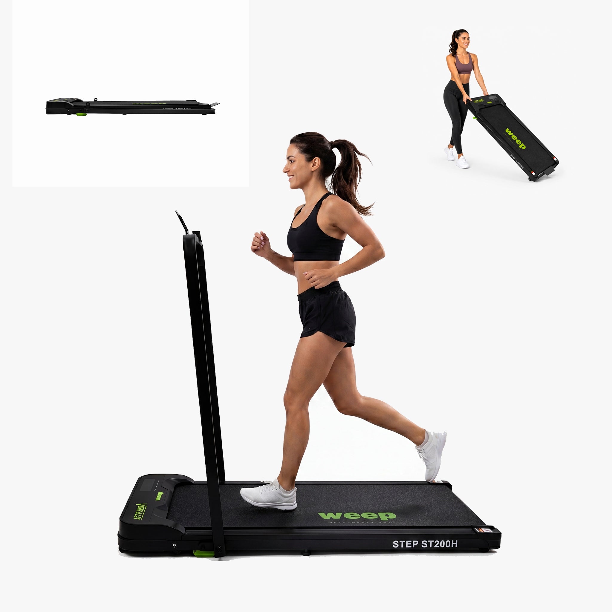 Electric Treadmill Under Bed Desk WEEP STEP 2in1 2 position inclination 10km/h