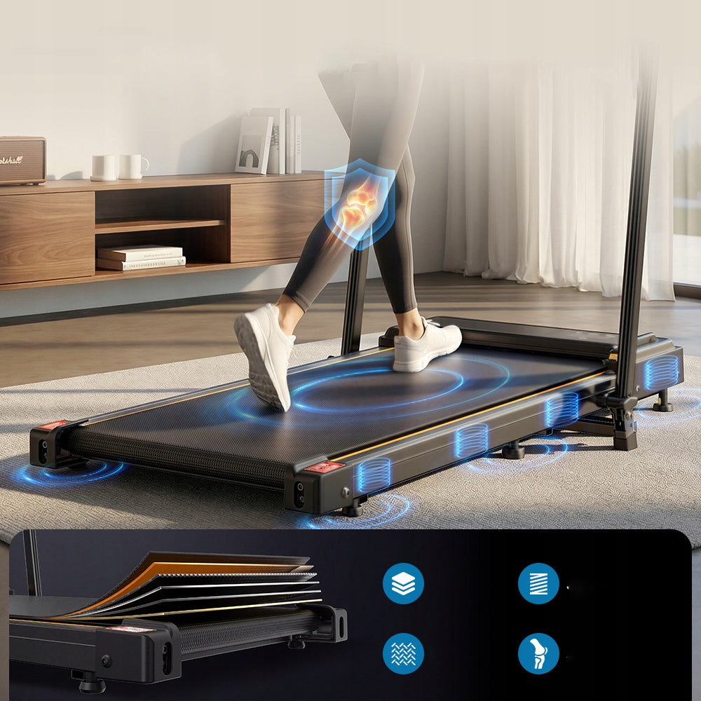 Electric Treadmill Under Bed Folding Quiet 10km/h 8% Slope Pilot Manufacturer code 2w1 Bieżnia 2026 Elektryczna home