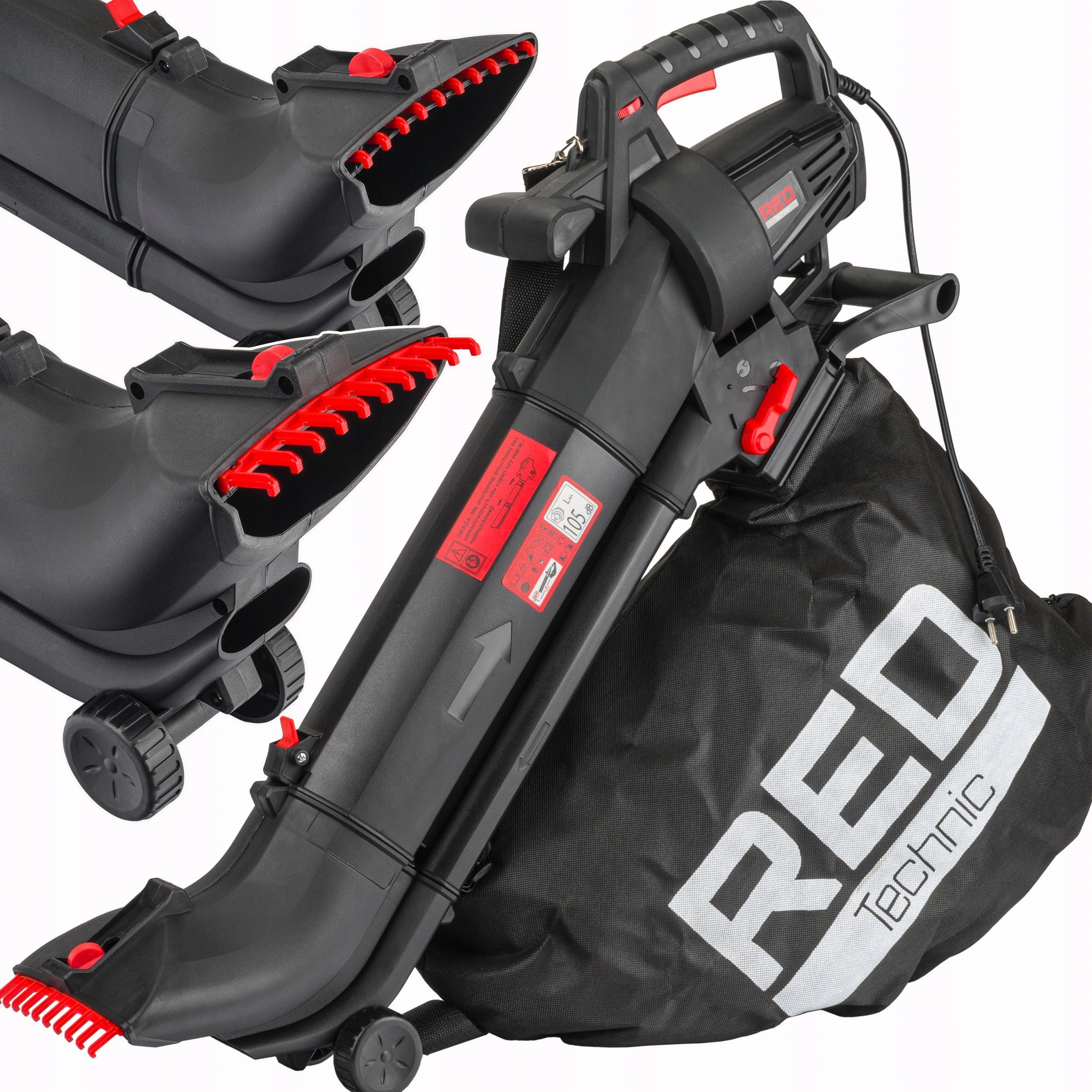 Electric Vacuum Cleaner Leaf Garden Blower 3550W 3IN1 RAKE 320km/h