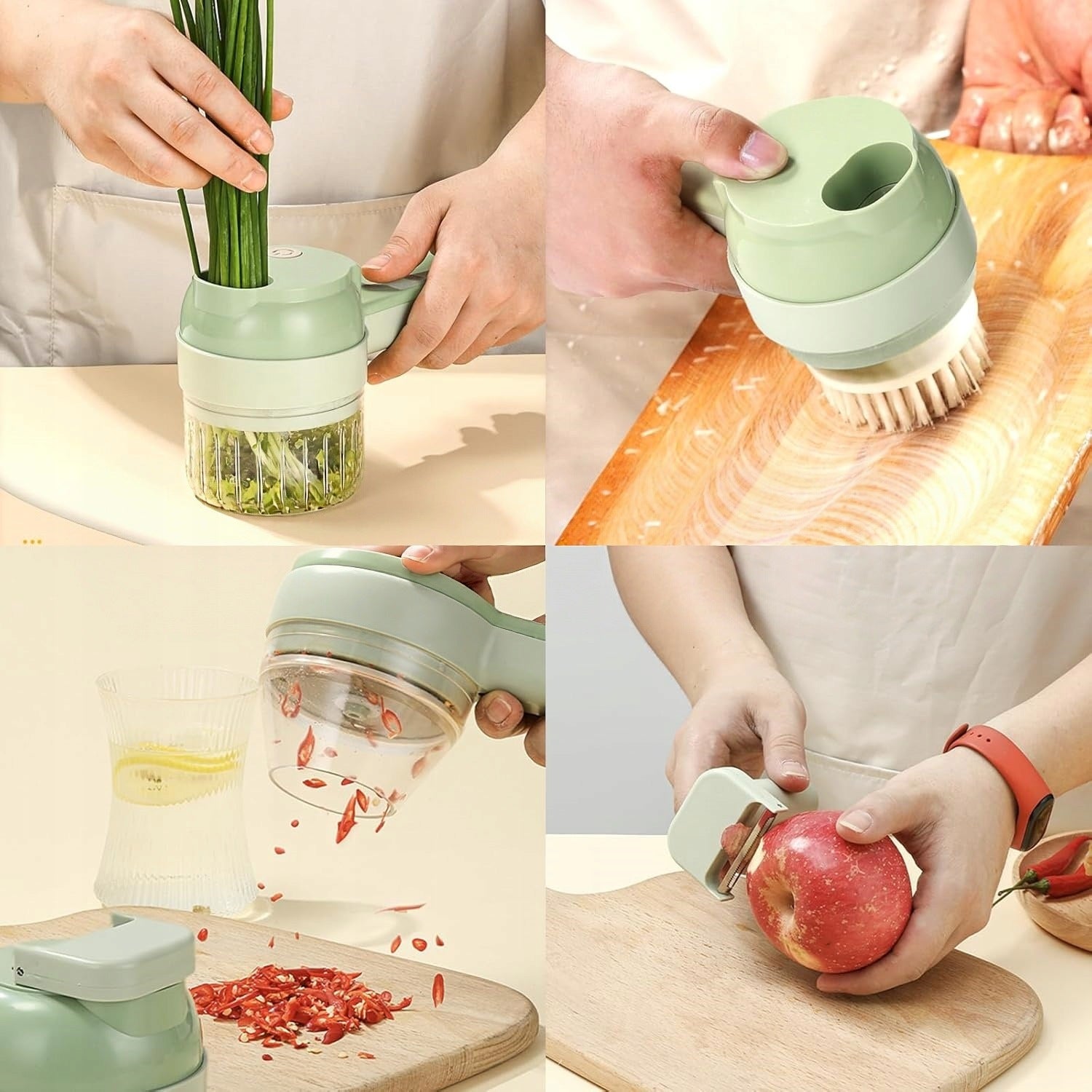 Electric Vegetable Shredder USB Rechargeable Cordless Brand no brand