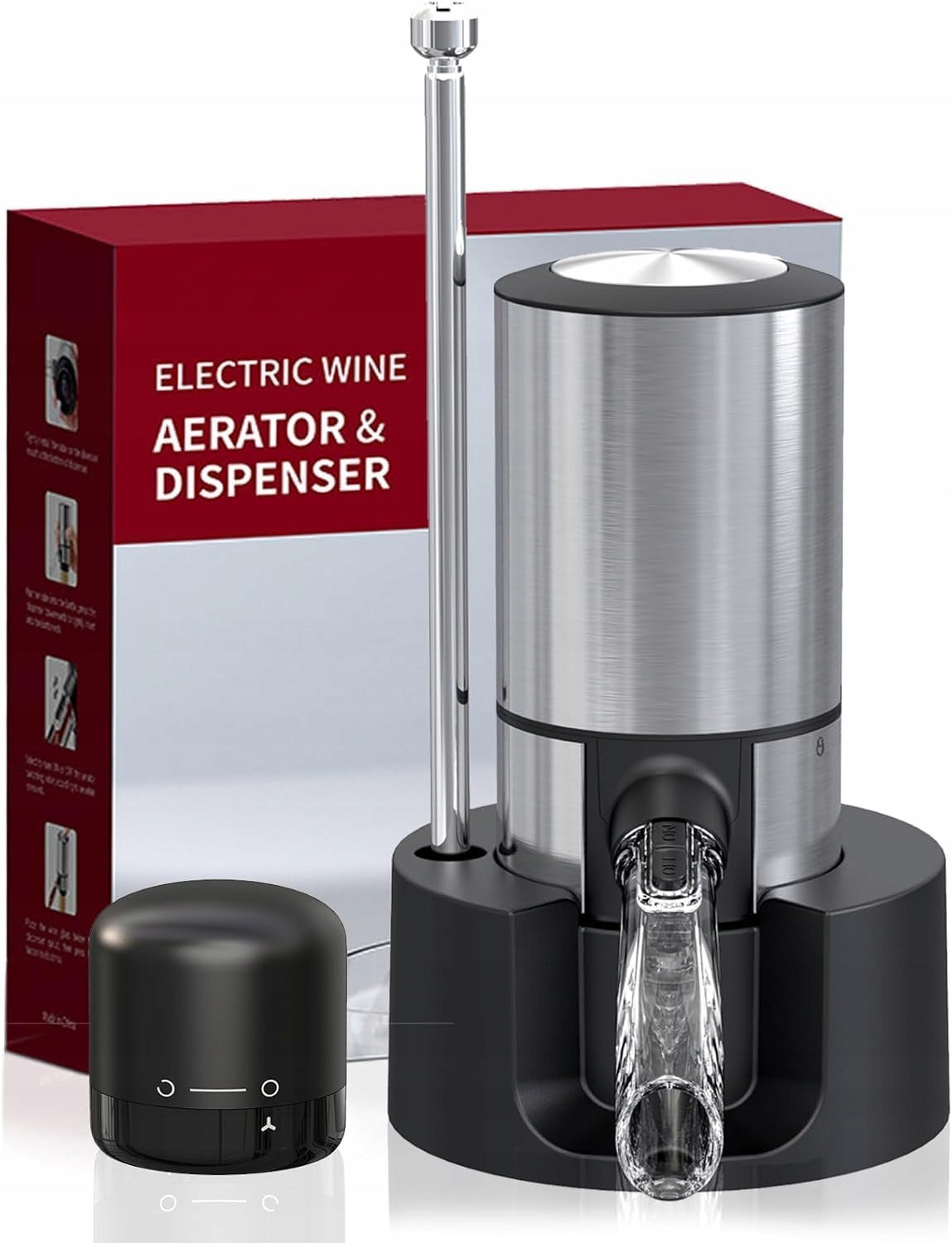 Electric Wine Aerator AERATOR Pourer Wine Dispenser Inox Manufacturer MatMay