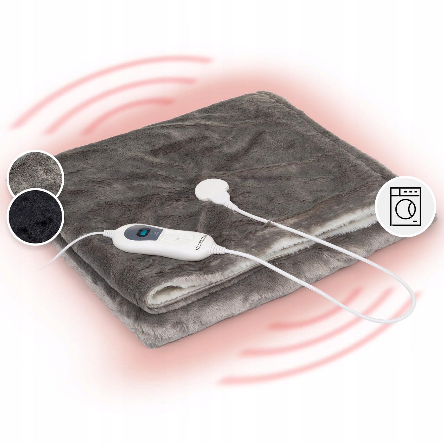Electric blanket Klarstein Dr.Watson SuperSoft grey 180x130 cm