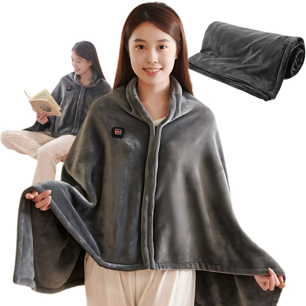 Electric blanket usb large 140x70 cm heat sweatshirt 3 modes 7 heating zones