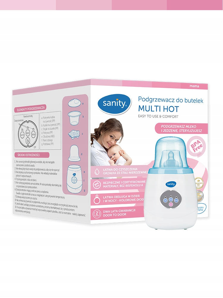Electric bottle warmer Sanity Packaging status original