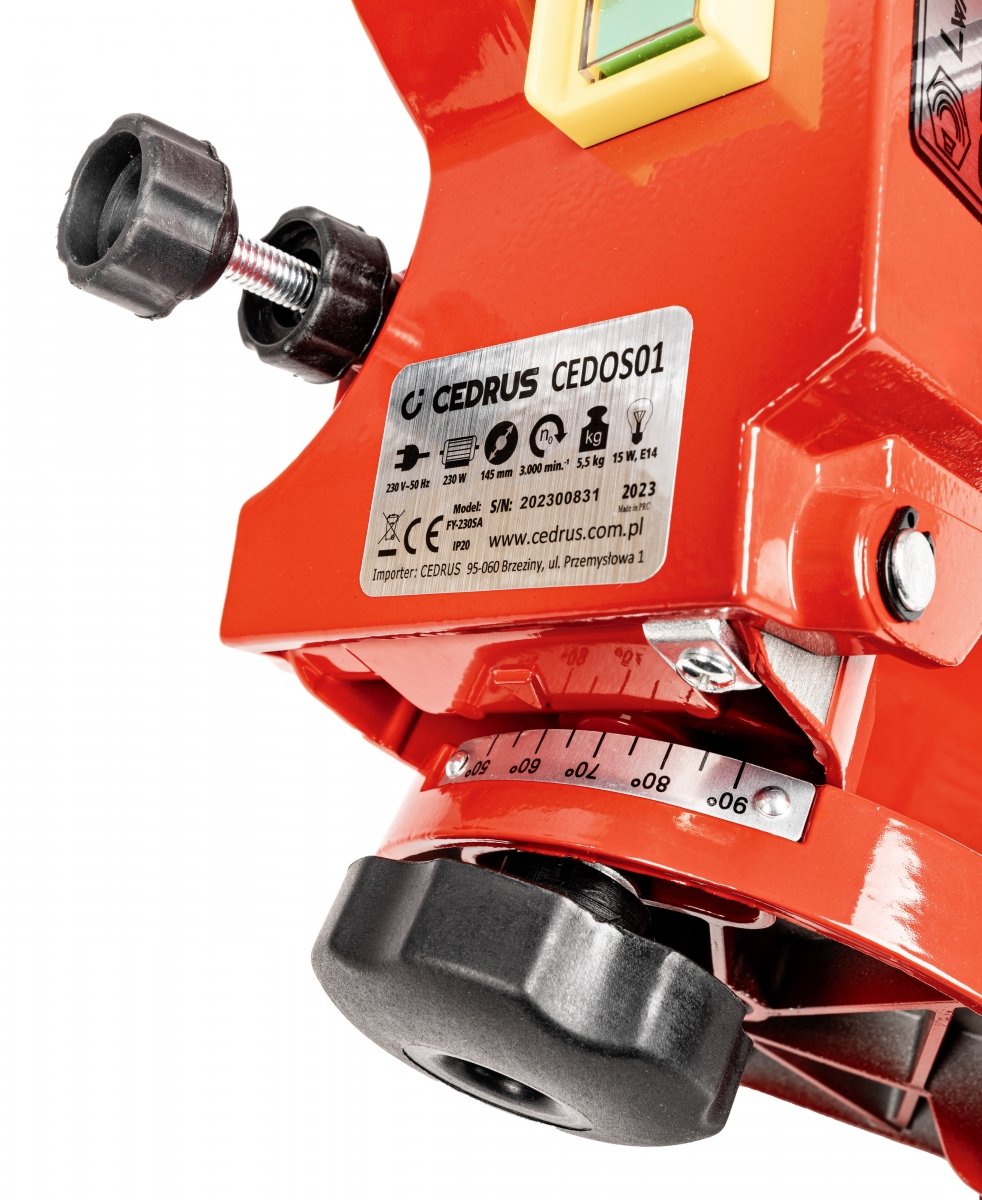 Electric chain sharpener Cedrus OS01 Product weight with unit packaging 5 kg
