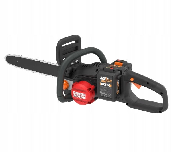 Electric chainsaw Worx WG385E 2x Rechargeable battery included Packaging status original