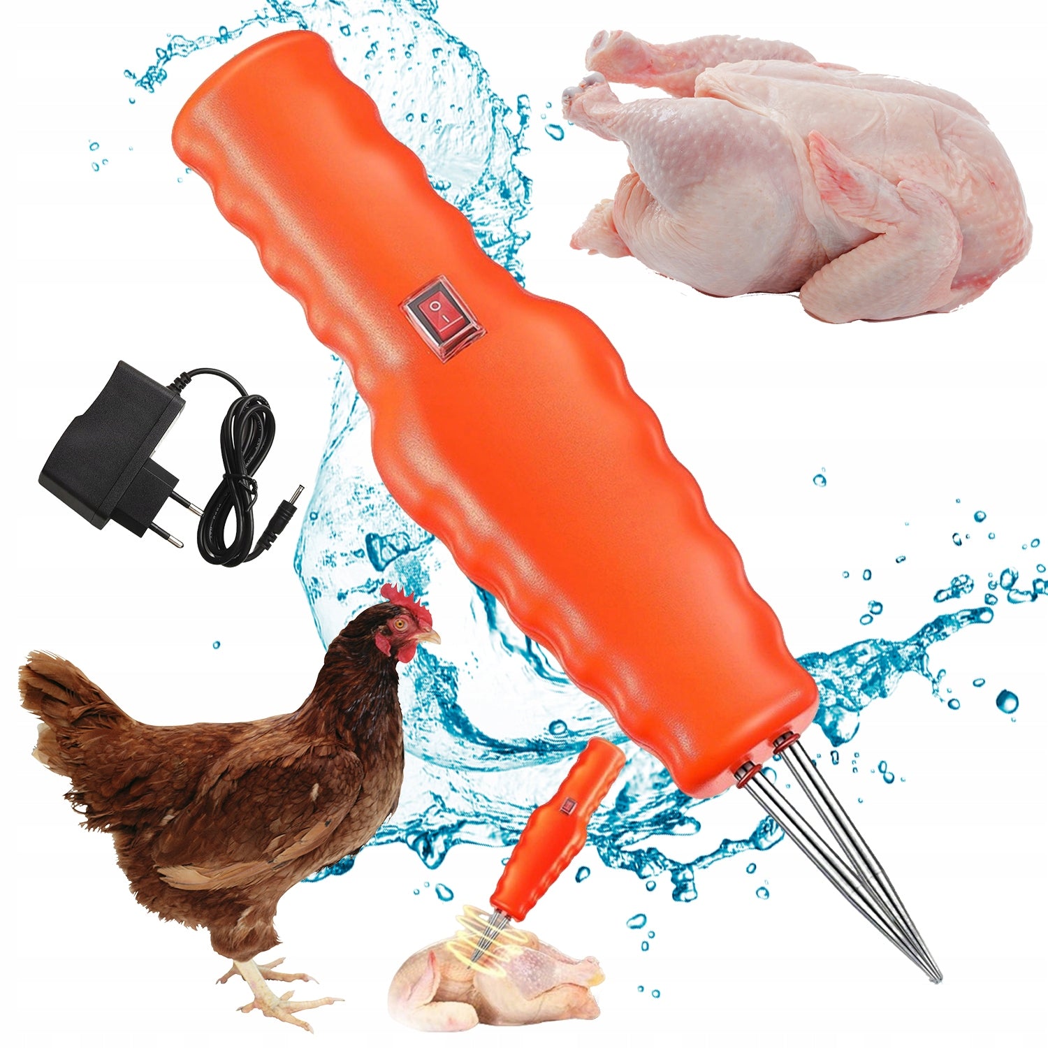 Electric chopper LOADED for chicken poultry feathers chuckler