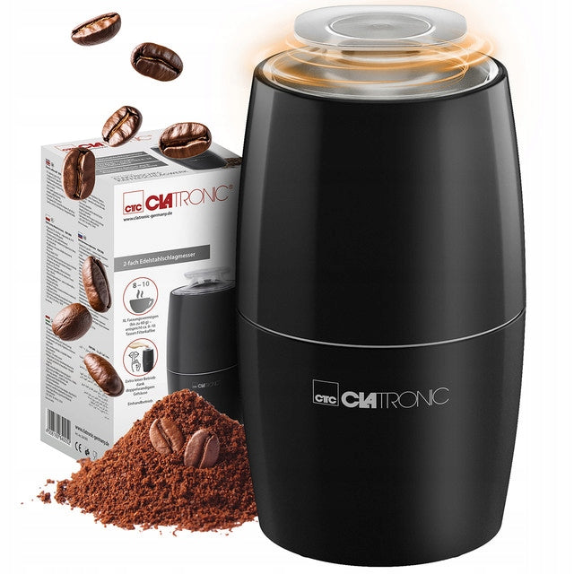 Electric coffee grinder Clatronic KSW 3806 150 W black