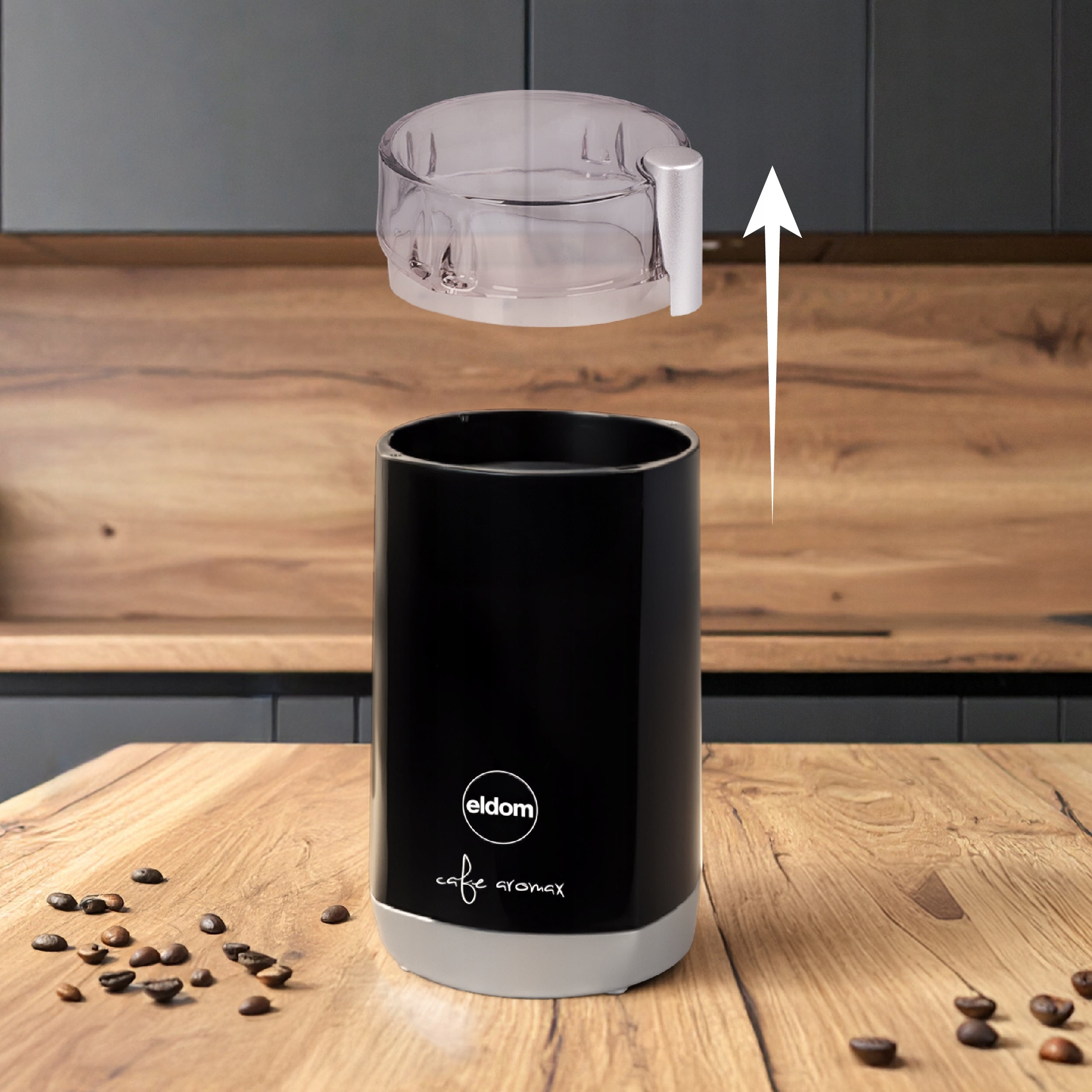 Electric coffee grinder MK40 Eldom black 45g 180W Manufacturer code MK40 cafro