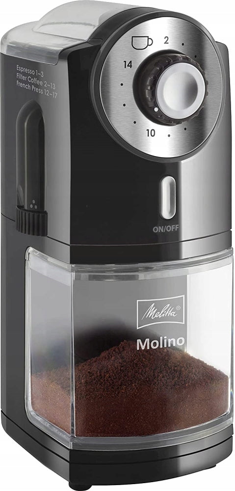 Electric coffee grinder Melitta Molino 1019-02 black Packaging status original