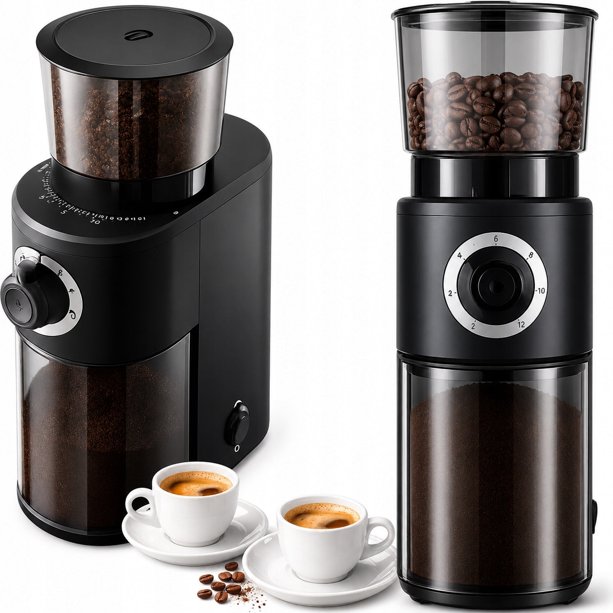 Electric coffee grinder Tchibo 160 W black thickness adjustment 150g