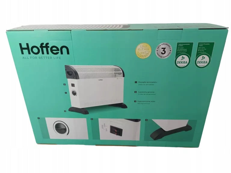 Electric convector heater Hoffen chc3388 2000 W Brand Hoffen