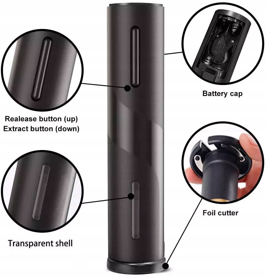 Electric corkscrew wine opener clipper Manufacturer code CF08223
