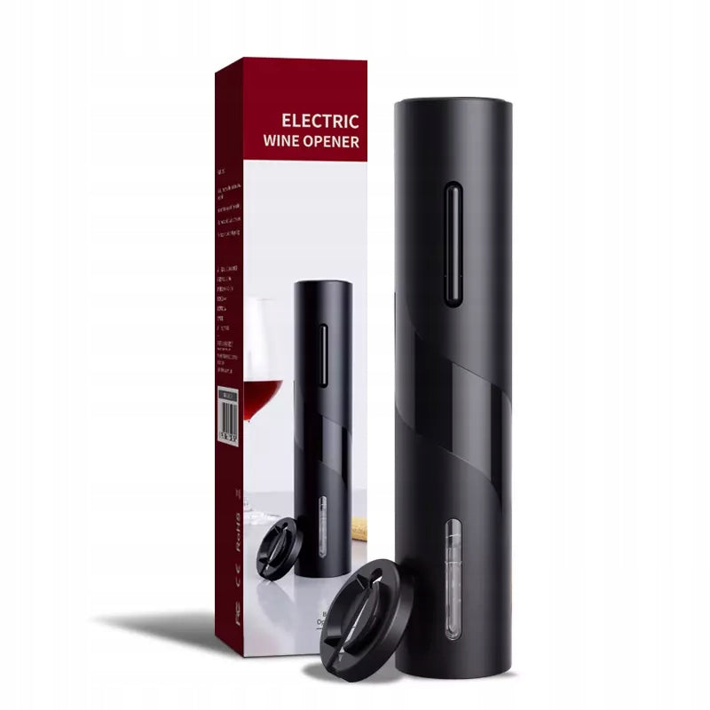 Electric corkscrew wine opener clipper