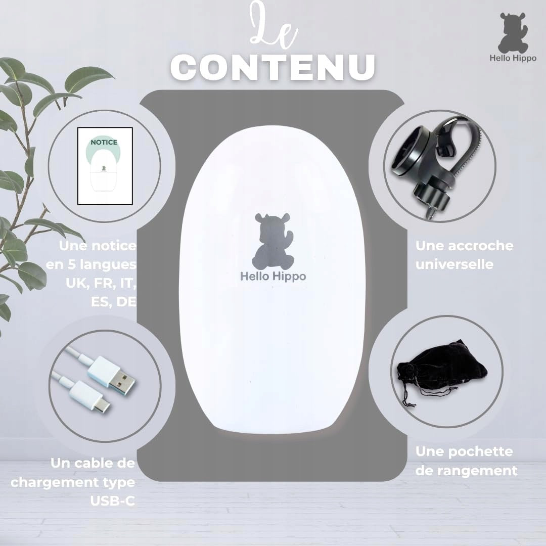Electric cradle Baby 10,5 x 11 cm white Product width 10.5 cm