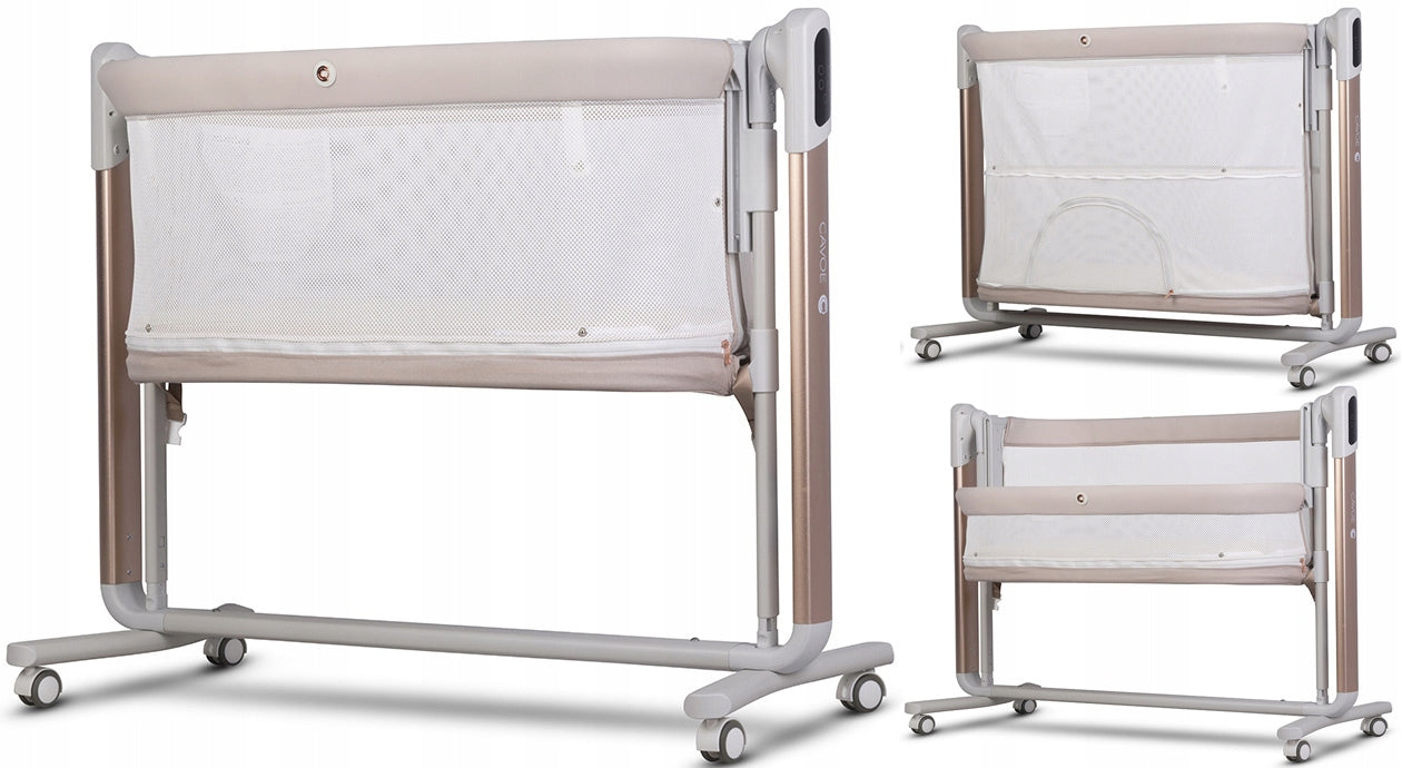 Electric cradle Cavoe COQ 4in1 - CASHMERE Manufacturer code Kołyska elektryczna i łóżeczko 4w1 + PILOT