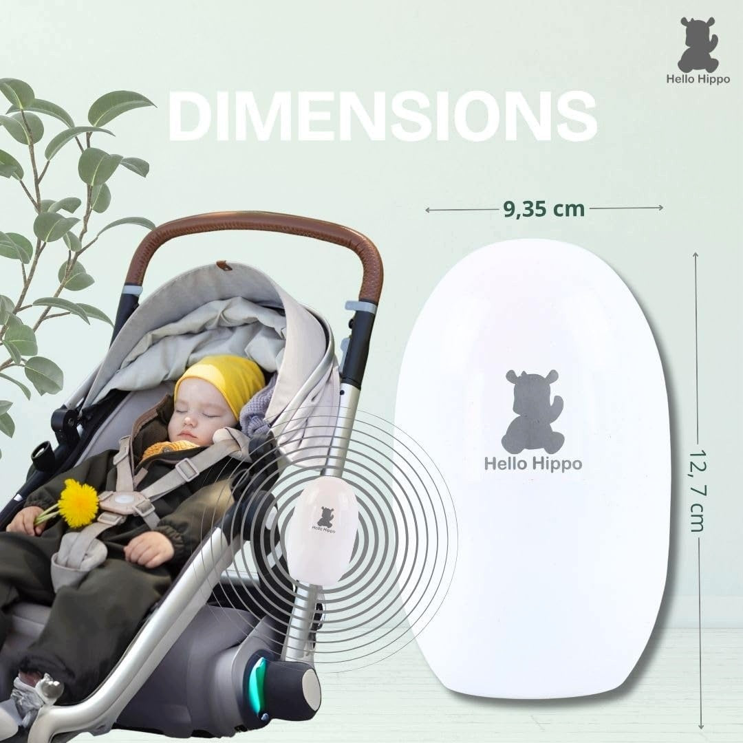 Electric cradle Rocker 9,35 x 12,7 cm white Product width 9.35 cm