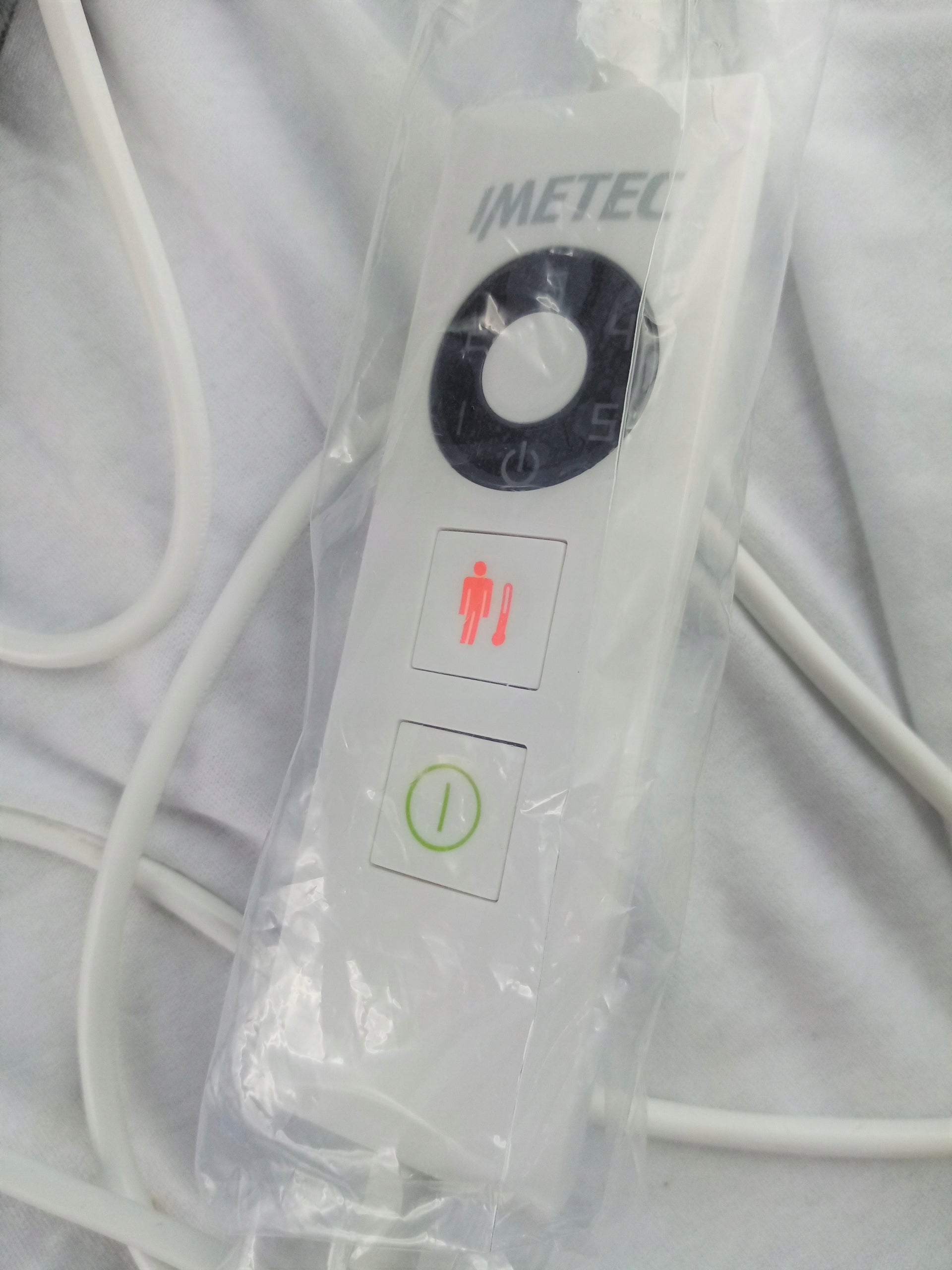 Electric cushion Imetec grey fleece 110 W with temperature control Manufacturer code 01