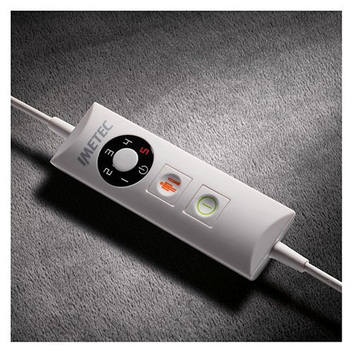 Electric cushion Imetec grey fleece 110 W with temperature control Medical device no
