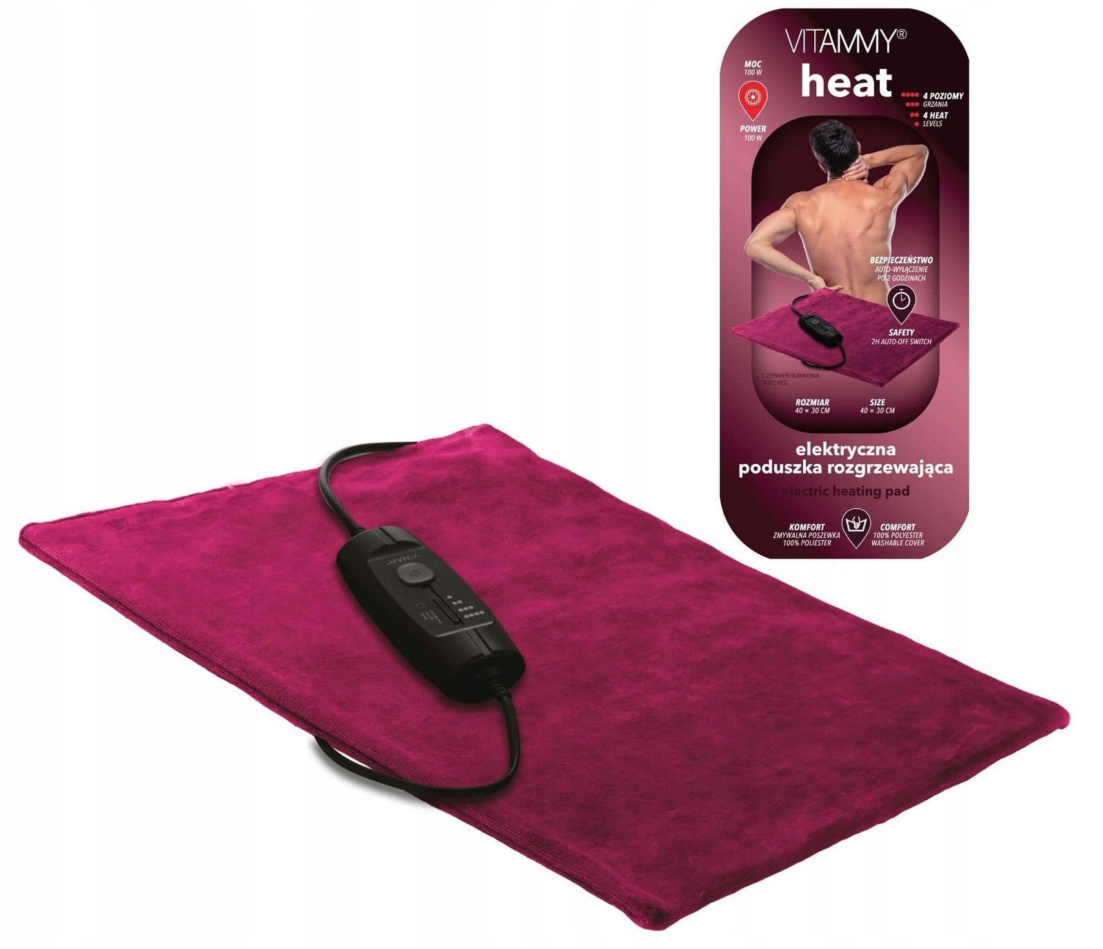 Electric cushion VITAMMY Heat LMHP-S002 Red