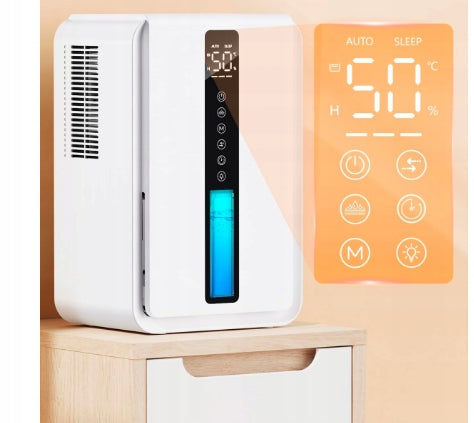 Electric dehumidifier DH01-01 2500ml with lamp and timer WHITE Manufacturer code 7854em