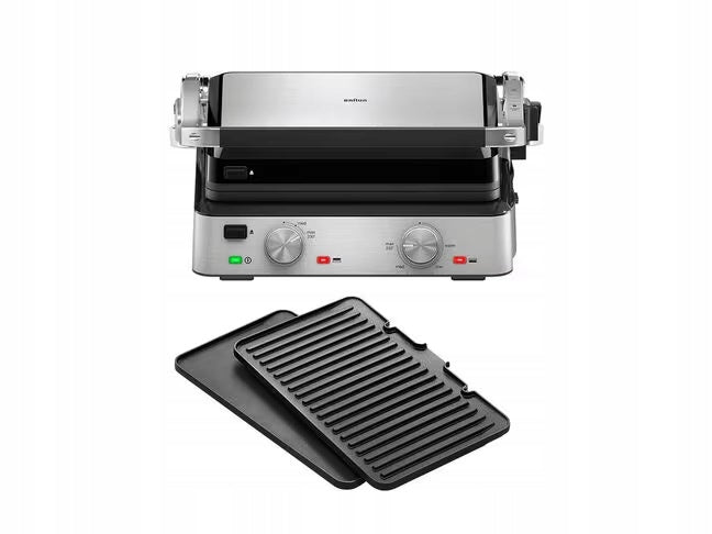 Electric folding grill BRAUN CG7020 silver/grey 2000 W