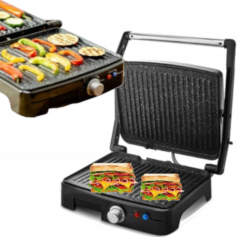 Electric folding grill ZELMER Tiles with stone coating 2200W