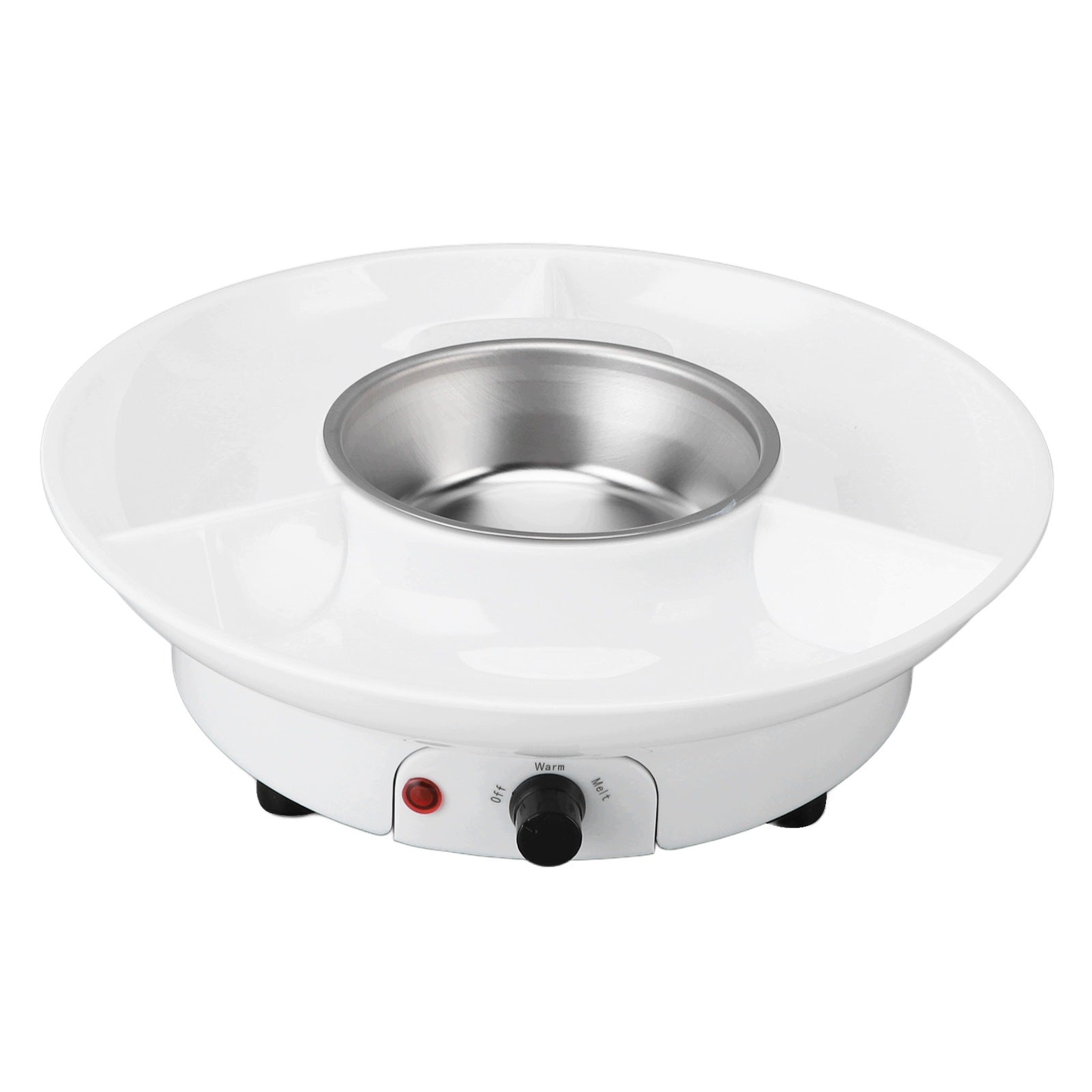 Electric fondue pot set with 10 forks 25 W 2 gears QP