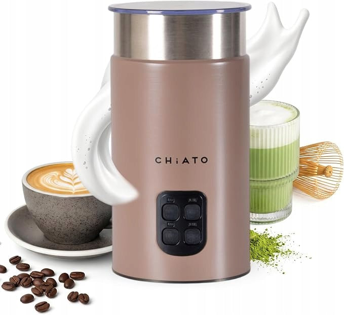 Electric frother and milk heater 4 in 1 steel 240 ml