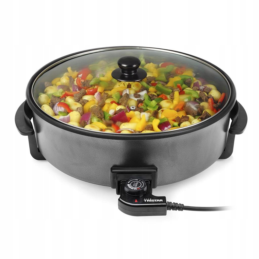 Electric frying pan Tristar XXL PZ-9145 with two compartments 40 cm Brand Tristar