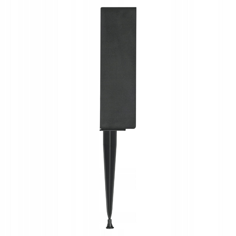 Electric garden post 2 sockets 230V IP44 black plastic height 23cm Product height 23 cm