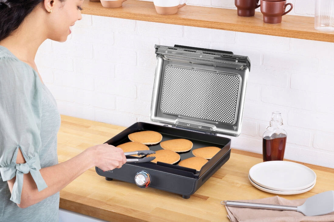 Electric grill NINJA Sizzle GR101EU homemade 2 plates 2in1 Brand Ninja
