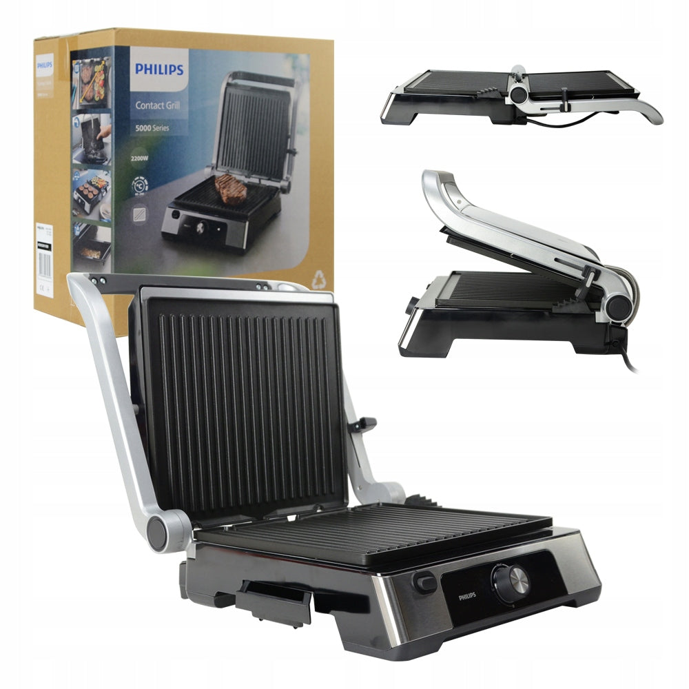 Electric grill PHILIPS HD6301/90 Series 5000 2200 W removable plates