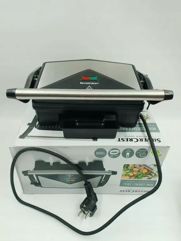 Electric grill SilverCrest contact 1000 W black SKM 1000 A1