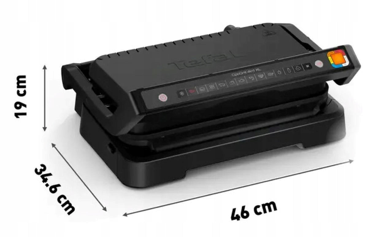 Electric grill TEFAL GC784830 OPTIGRILL 4IN1 XL Black 2200 W Manufacturer code TEFAL SEB