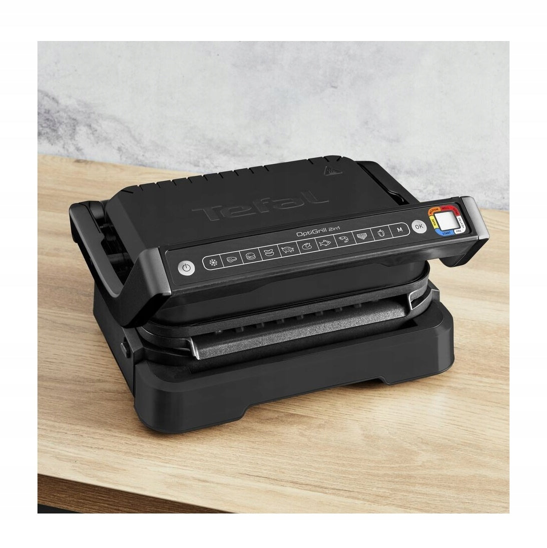 Electric grill Tefal Optigrill 2in1 GC772830 folding / folding 2100 W Packaging status original
