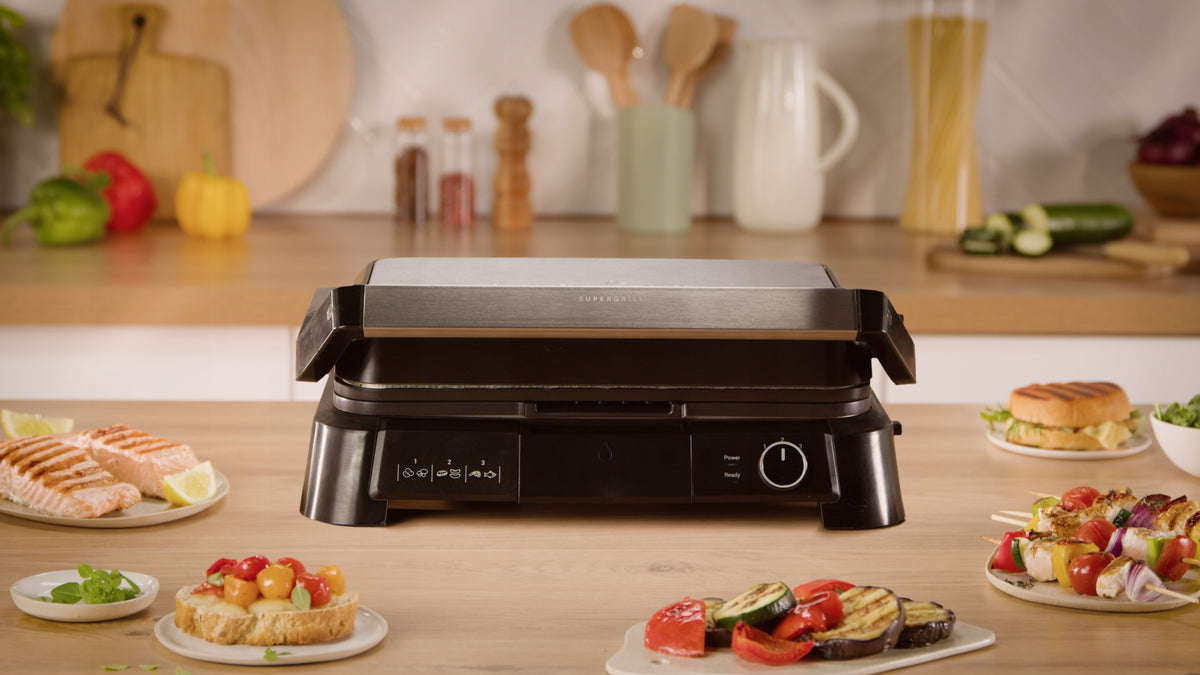 Electric grill Tefal SuperGrill 3in1 GC510DE0 2000 W panini toaster oven Manufacturer code GC510DE0