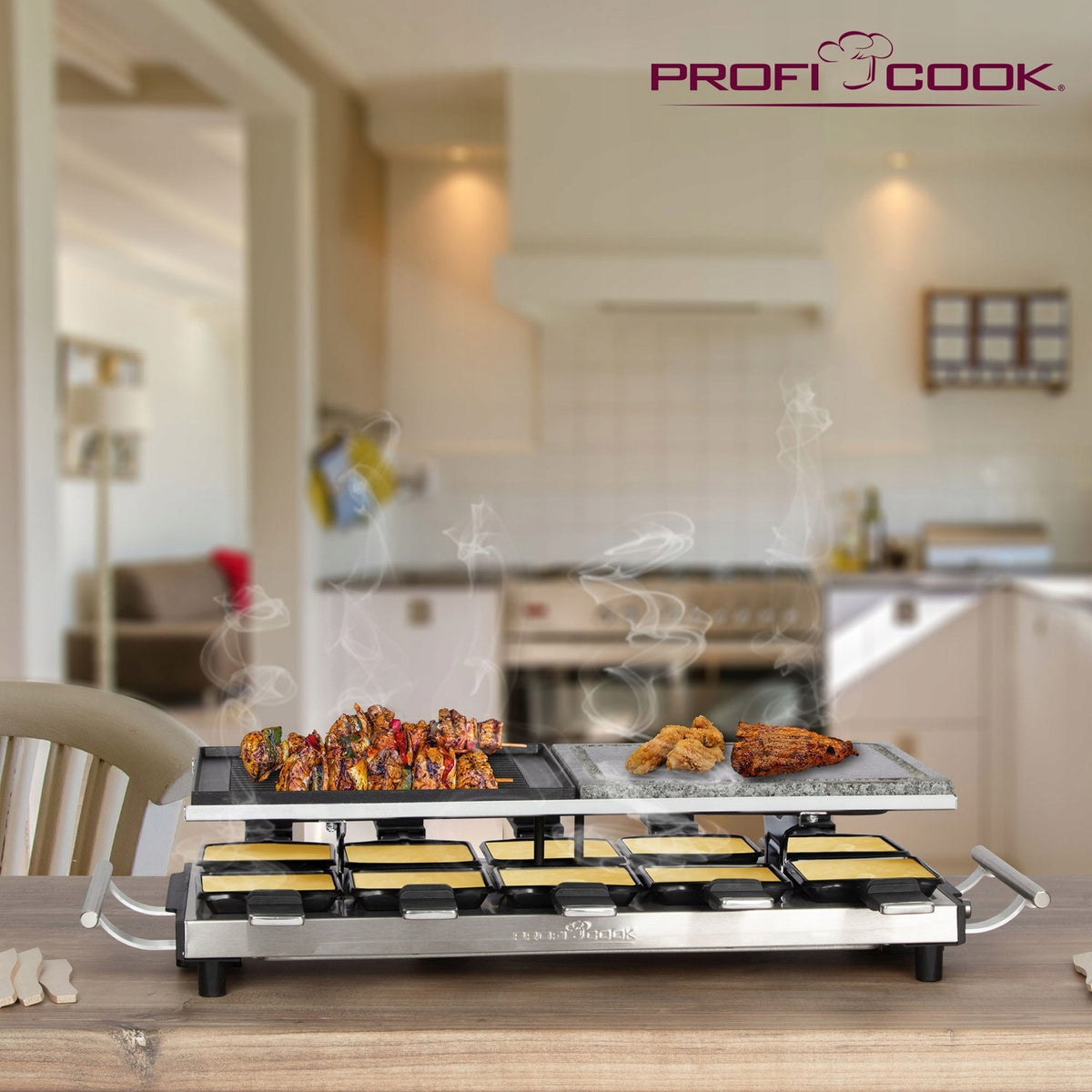Electric grill raclette 2in1 ProfiCook PC-RG 1144 Packaging status original