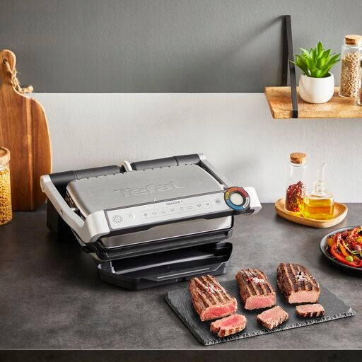 Electric grill toaster Optigrill+ GC718D10 2000 W folding silver Brand Tefal