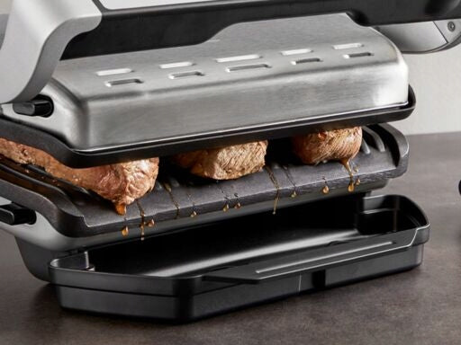 Electric grill toaster Optigrill+ GC718D10 2000 W folding silver Power 2000 W