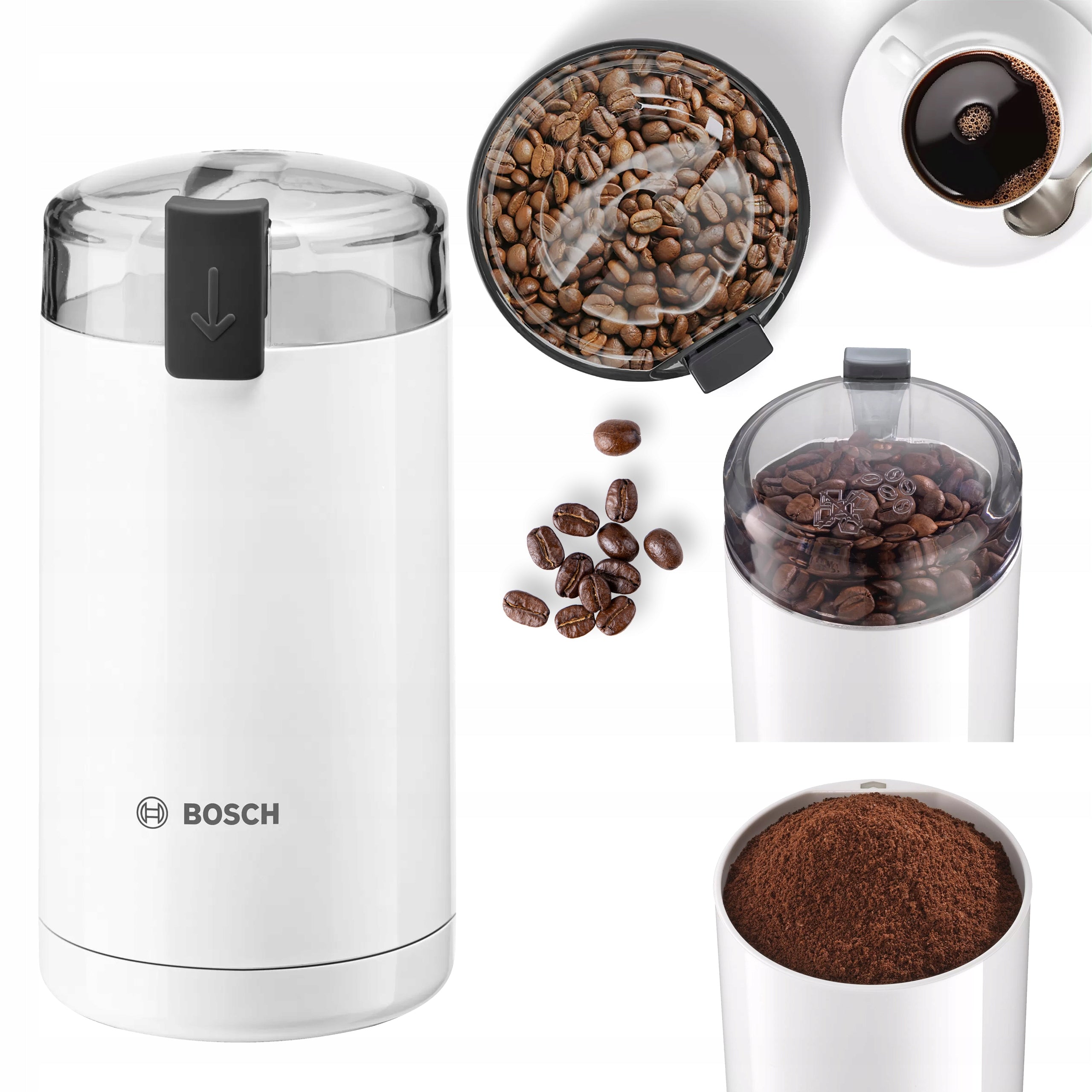 Electric grinder Bosch TSM6A011W 180 W white