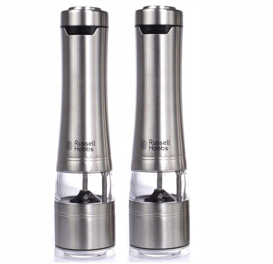 Electric grinder Russell Hobbs 2x electric grinder salt and pepper silver Packaging status original