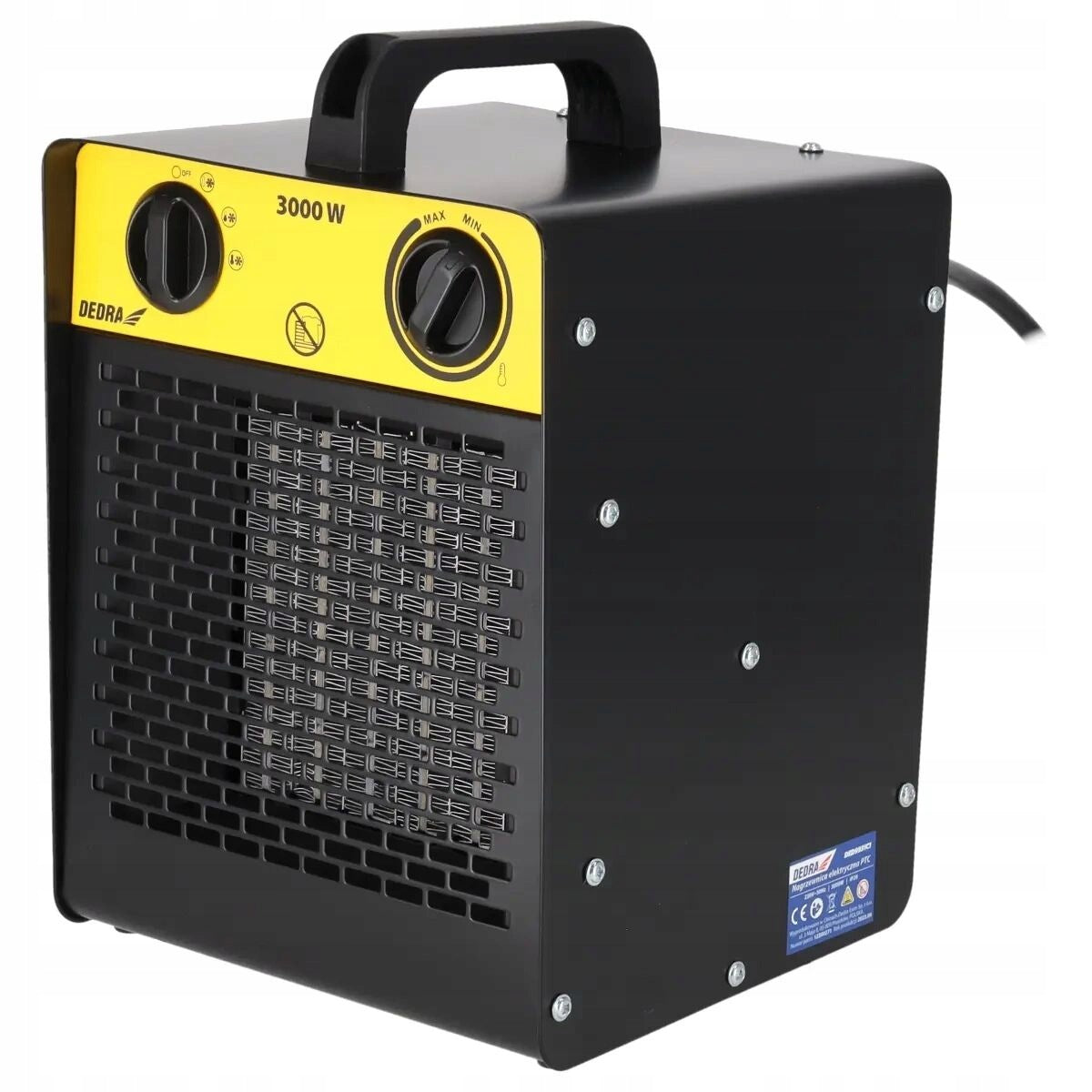 Electric heater 3,0kW PTC