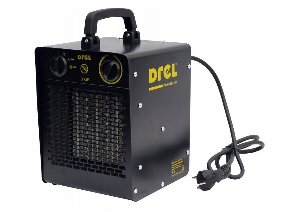 Electric heater Drel 3 kW Packaging status original