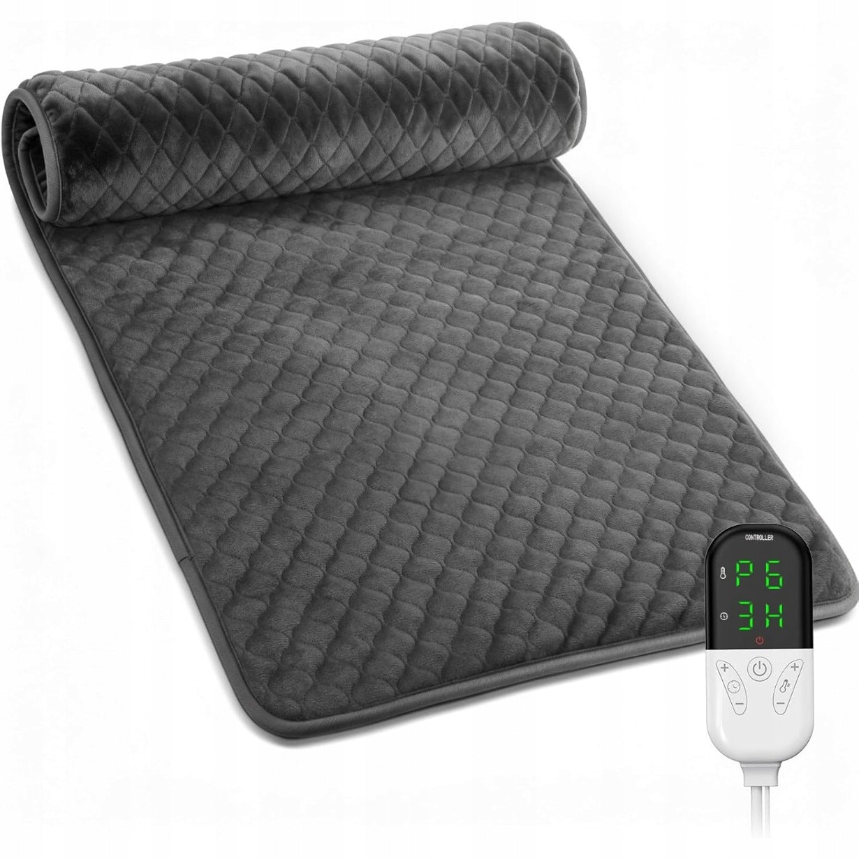 Electric heating pad 80x60 cm 6 temperature levels timer Packaging status original
