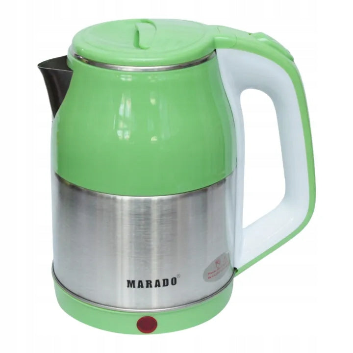 Electric kettle 2000 W 2 L green Marado rotary 360° Packaging status original