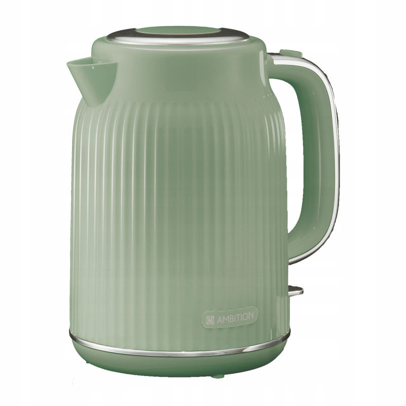 Electric kettle AMBITION ELECTRO Vintage 1,7L Retro Sage 2200W Brand Ambition